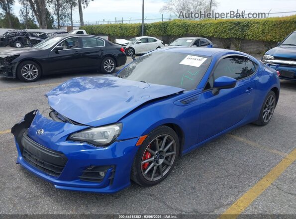 JF1ZCAC19L9701277 2020 SUBARU BRZ Blue Vista tres cuartos delantera izquierda