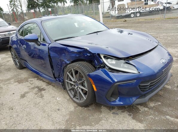 JF1ZDBF18N8701312 2022 SUBARU BRZ Синий Передняя правая четверть