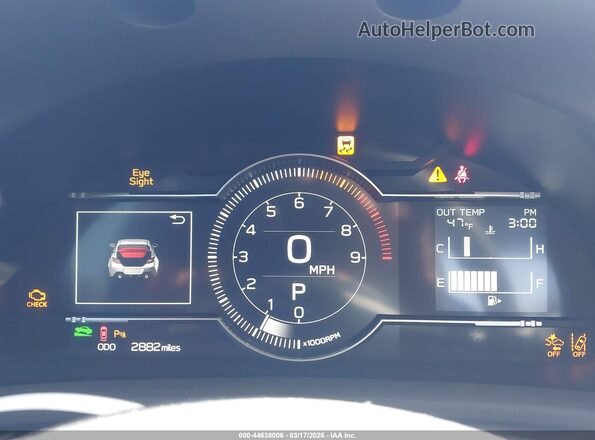JF1ZNBE13S8756664 2025 TOYOTA GR86 Silver Vista de los asientos traseros