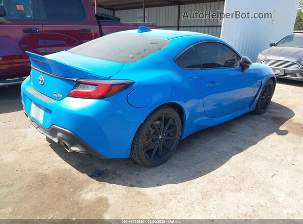 JF1ZNBE15N9751237 2022 TOYOTA GR86 Синий Задняя правая четверть