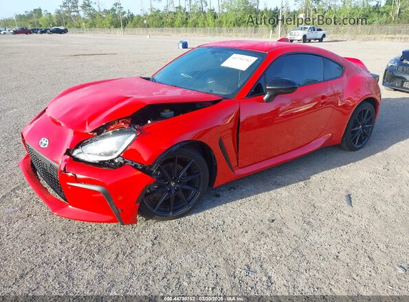 JF1ZNBE15R9751809 2024 TOYOTA GR86 Красный Передняя левая четверть
