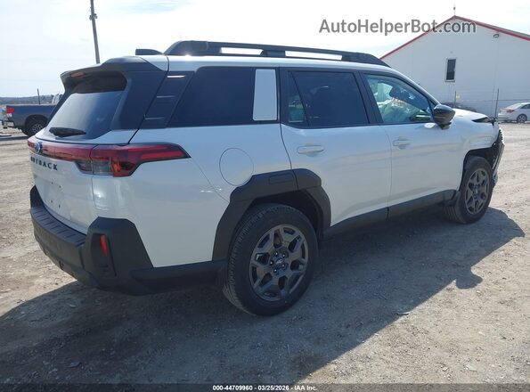 JF2BUPBD5TY465564 2026 SUBARU OUTBACK Белый Задняя правая четверть