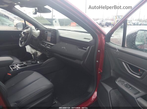 JF2BURGD3TY471903 2026 SUBARU OUTBACK Red Front interior view