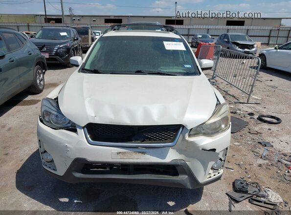 JF2GPABC3G8322183 2016 SUBARU CROSSTREK White Vista del cuadro de instrumentos