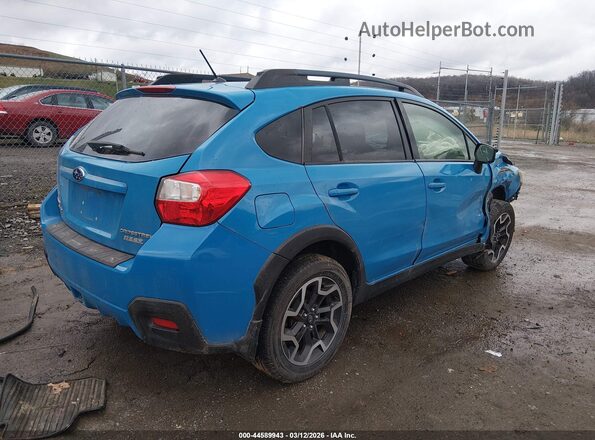 JF2GPABC3H8219024 2017 SUBARU CROSSTREK Синий Задняя правая четверть