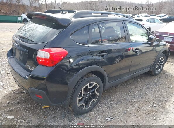 JF2GPABC3H8219847 2017 SUBARU CROSSTREK Черный Задняя правая четверть