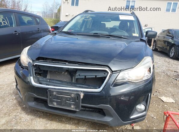 JF2GPABC3H8219847 2017 SUBARU CROSSTREK Черный Вид щитка приборов