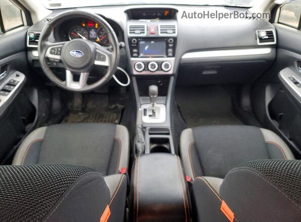 JF2GPABC6H8228977 2017 SUBARU CROSSTREK White Widok deski rozdzielczej