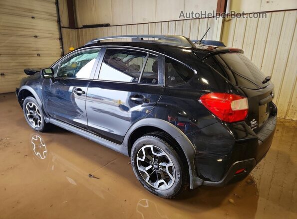 JF2GPABC8HH237728 2017 SUBARU CROSSTREK Черный Задняя левая четверть