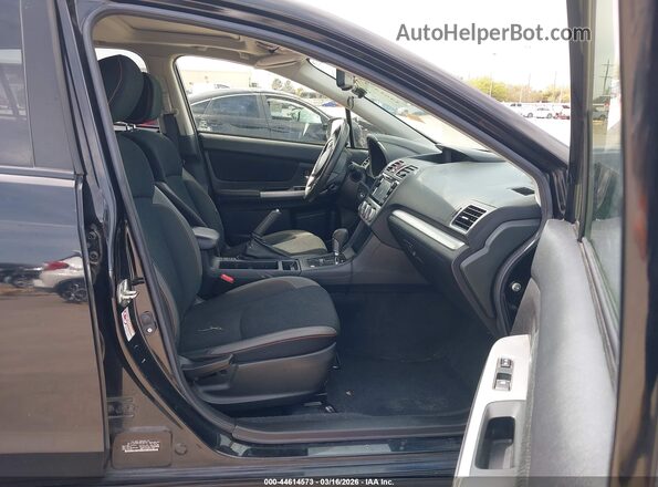 JF2GPABC9G8340767 2016 SUBARU CROSSTREK Black Вид салону спереду