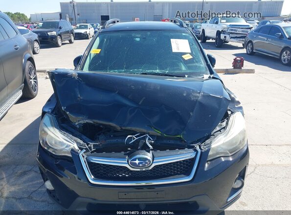 JF2GPABC9G8340767 2016 SUBARU CROSSTREK Black Вид щитка приладів