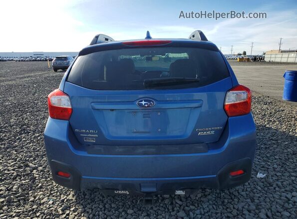 JF2GPADCXH8213105 2017 SUBARU CROSSTREK Синий Вид сзади