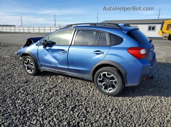 JF2GPADCXH8213105 2017 SUBARU CROSSTREK Синий Задняя левая четверть