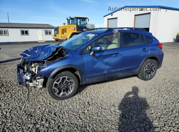 JF2GPADCXH8213105 2017 SUBARU CROSSTREK Синий Передняя левая четверть