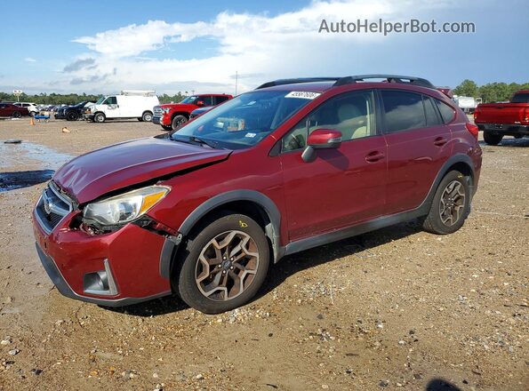 JF2GPALC0G8281655 2016 SUBARU CROSSTREK Красный Передняя левая четверть
