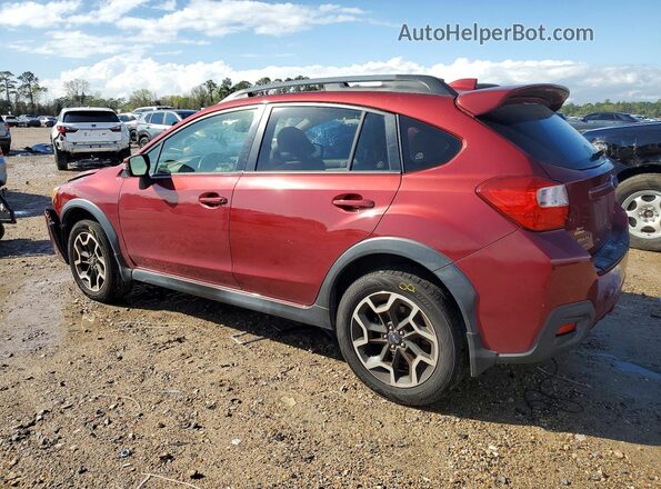 JF2GPALC0G8281655 2016 SUBARU CROSSTREK Красный Задняя левая четверть