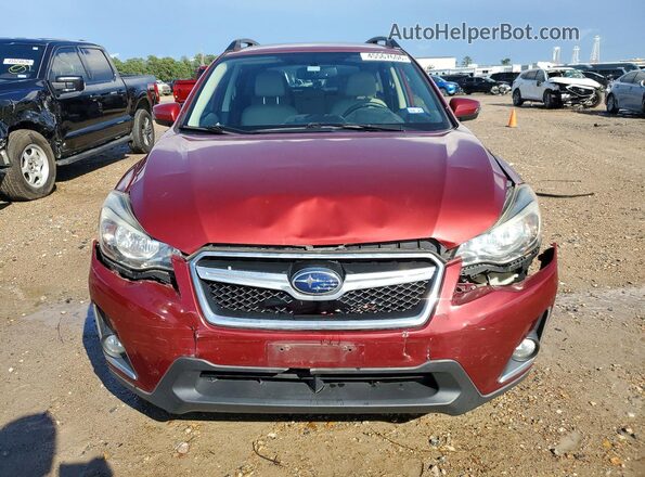 JF2GPALC0G8281655 2016 SUBARU CROSSTREK Красный Вид спереди