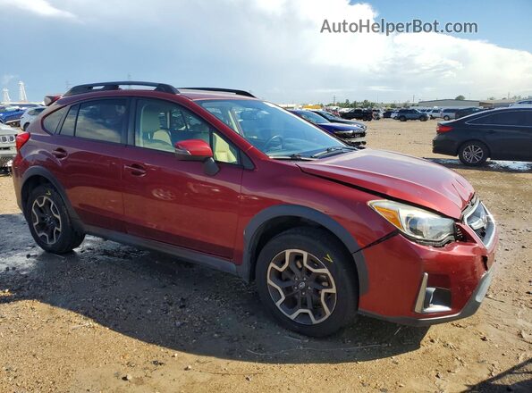 JF2GPALC0G8281655 2016 SUBARU CROSSTREK Красный Передняя правая четверть