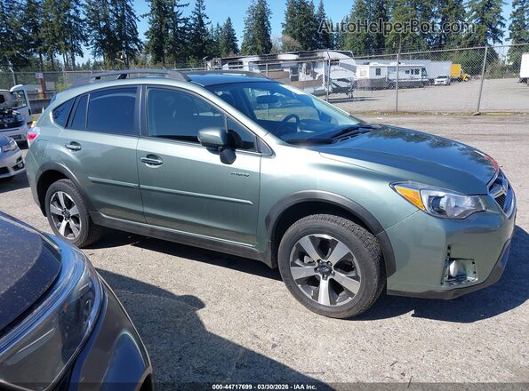 JF2GPBBC7GH253956 2016 SUBARU CROSSTREK HYBRID Gray Widok wnętrza z tyłu