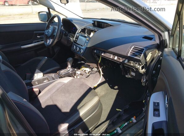 JF2GPBBC7GH253956 2016 SUBARU CROSSTREK HYBRID Gray Widok wnętrza z przodu