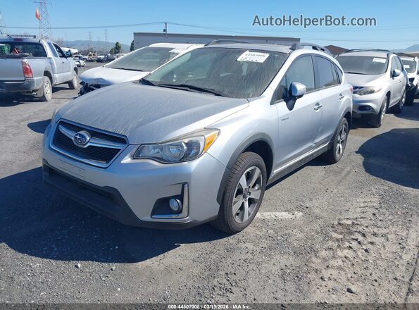 JF2GPBLC9GH251785 2016 SUBARU CROSSTREK HYBRID Gray Front left