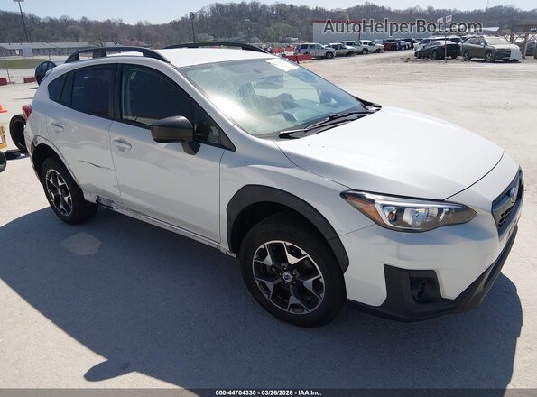 JF2GTAAC7JH333031 2018 SUBARU CROSSTREK Желтый Передняя правая четверть