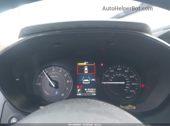JF2GTABC2K8355082 2019 SUBARU CROSSTREK White Vista de los asientos traseros