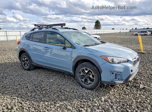 JF2GTABC3K8265424 2019 SUBARU CROSSTREK Синий Передняя правая четверть