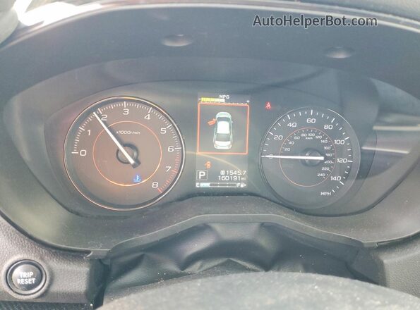 JF2GTABC3K8265424 2019 SUBARU CROSSTREK Синий Вид щитка приборов