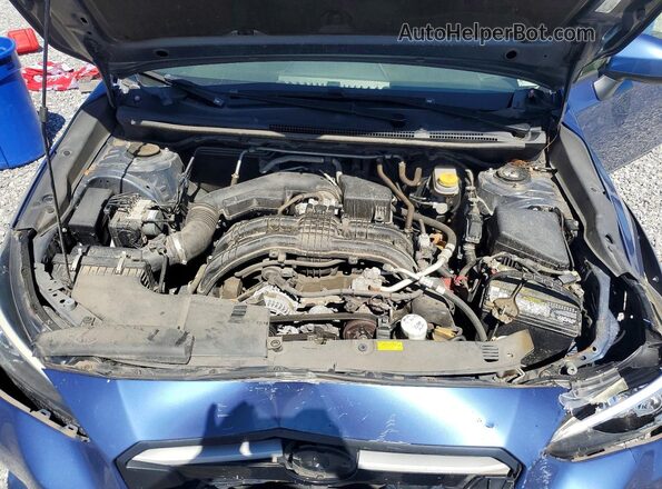 JF2GTABC9JH282145 2018 SUBARU CROSSTREK Blue Widok komory silnika