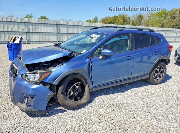 JF2GTABC9JH282145 2018 SUBARU CROSSTREK Blue Przód lewy
