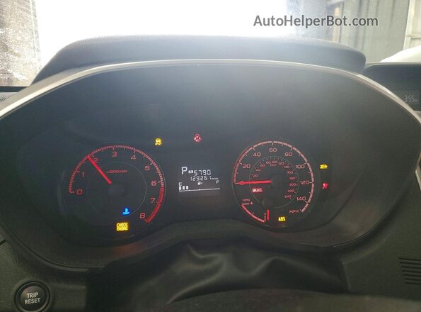 JF2GTACC3K8292069 2019 SUBARU CROSSTREK Серый Вид щитка приборов