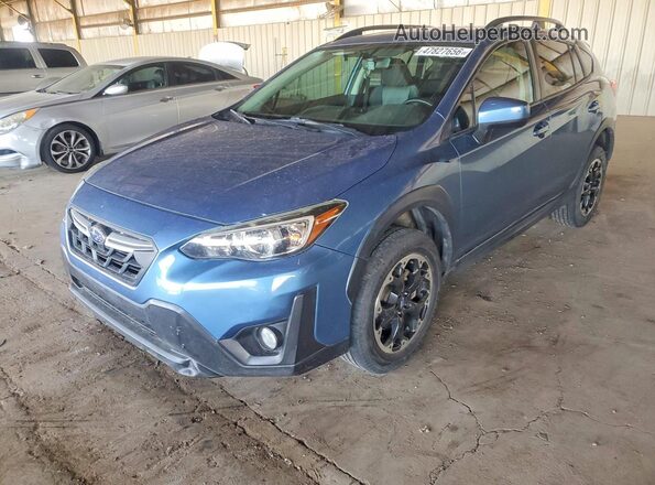 JF2GTACC3MG286233 2021 SUBARU CROSSTREK Blue Przód lewy