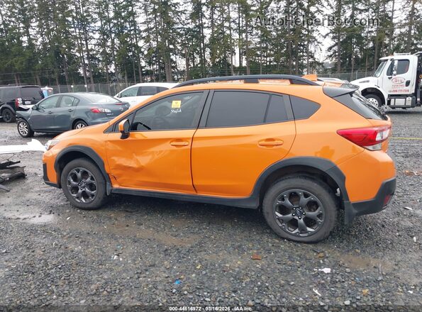 JF2GTADC0JH240637 2018 SUBARU CROSSTREK Оранжевый Панорамный вид салона 360°