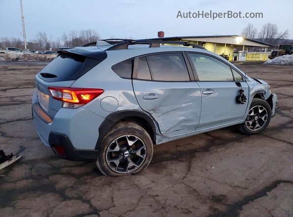 JF2GTADC7JH330304 2018 SUBARU CROSSTREK Синий Задняя правая четверть