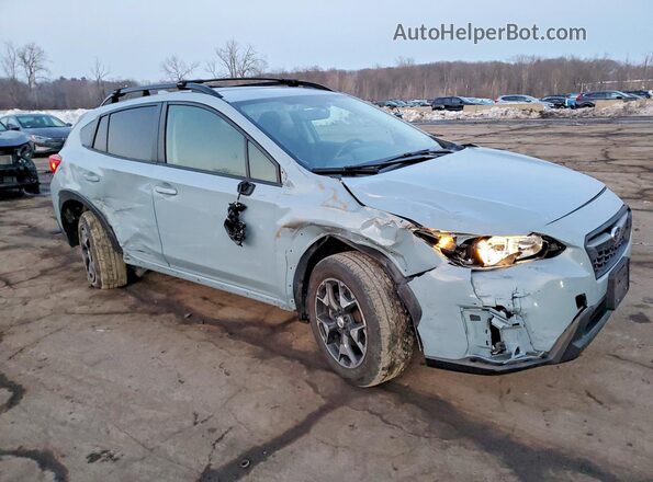 JF2GTADC7JH330304 2018 SUBARU CROSSTREK Синий Передняя правая четверть
