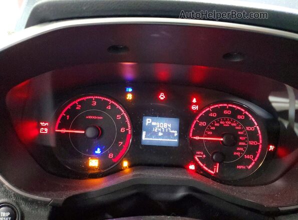 JF2GTADC8K8376872 2019 SUBARU CROSSTREK Charcoal Вид щитка приладів