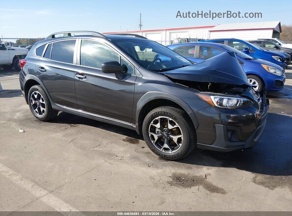 JF2GTAEC1KH391017 2019 SUBARU CROSSTREK Серый Передняя правая четверть