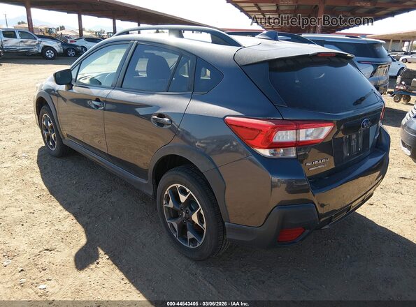 JF2GTAEC2KH328007 2019 SUBARU CROSSTREK Gray უკანა მარცხენა