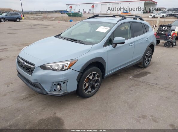 JF2GTAEC3KH306260 2019 SUBARU CROSSTREK Blue Передня ліва чверть