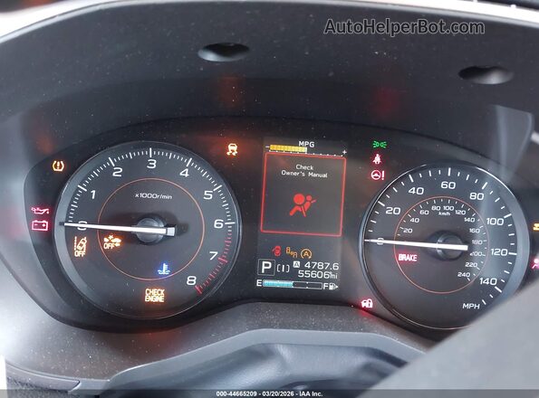 JF2GTAEC4LH255806 2020 SUBARU CROSSTREK Красный Вид задних сидений