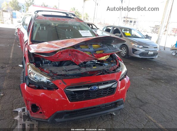 JF2GTAEC4LH255806 2020 SUBARU CROSSTREK Красный Вид щитка приборов