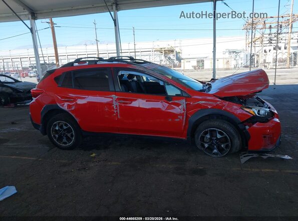 JF2GTAEC4LH255806 2020 SUBARU CROSSTREK Красный Вид задней части салона