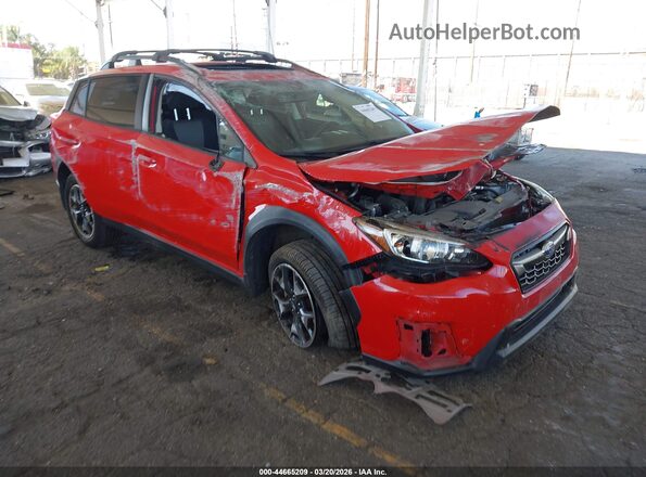 JF2GTAEC4LH255806 2020 SUBARU CROSSTREK Красный Передняя правая четверть