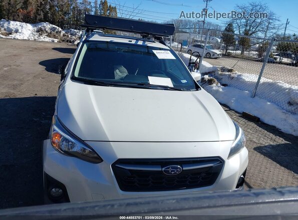 JF2GTAEC8KH323149 2019 SUBARU CROSSTREK White Вид щитка приладів