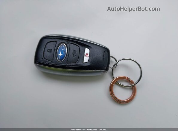 JF2GTALC5JH227514 2018 SUBARU CROSSTREK Оранжевый Вид панели приборов