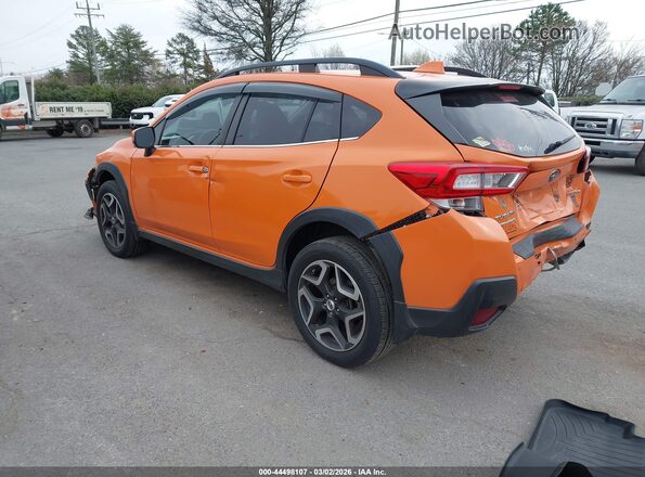 JF2GTALC5JH227514 2018 SUBARU CROSSTREK Оранжевый Задняя левая четверть