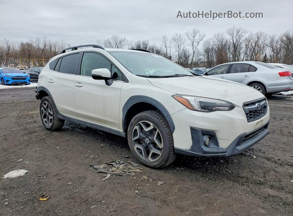 JF2GTALC7J8249496 2018 SUBARU CROSSTREK Белый Передняя правая четверть
