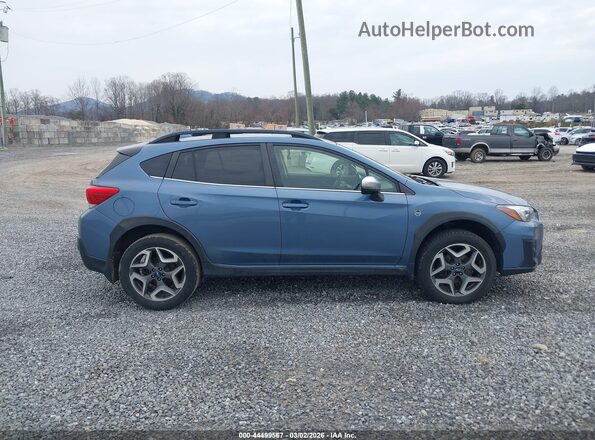 JF2GTAMC0J8288946 2018 SUBARU CROSSTREK Blue Rear interior view