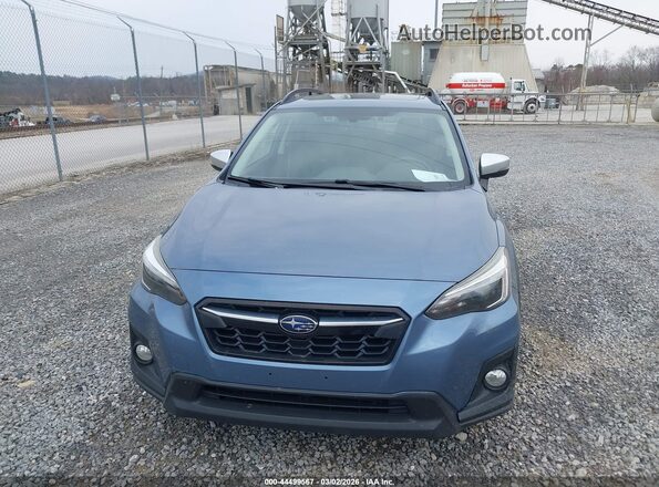 JF2GTAMC0J8288946 2018 SUBARU CROSSTREK Blue Front view